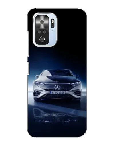 Чехол для Xiaomi POCO F3 с картинкой «Ночной Mercedes EQ»