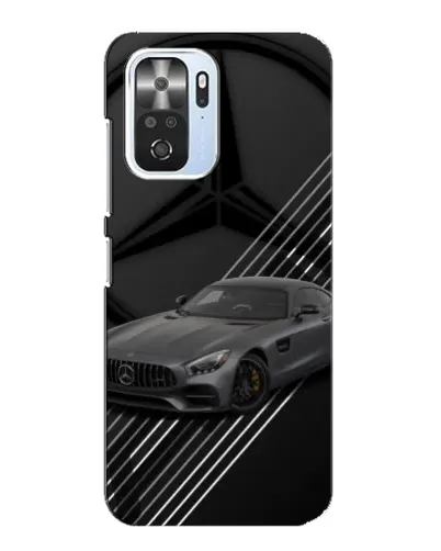 Чехол для Xiaomi POCO F3 с картинкой «Mercedes AMG — графика»