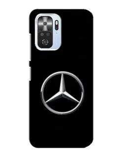 Чехол для Xiaomi POCO F3 с картинкой «Mercedes классический лого»