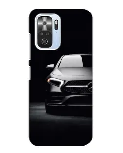 Чехол для Xiaomi POCO F3 с картинкой «Свет фар Mercedes»