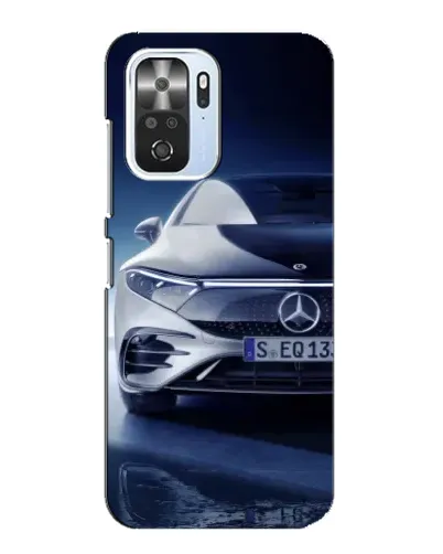Чехол для Xiaomi POCO F3 с картинкой «Mercedes EQ — будущее»