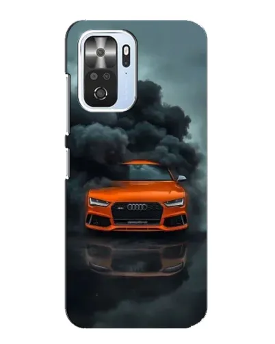 Чехол для Xiaomi POCO F3 с картинкой «Audi в облаках дыма» Чехол для Xiaomi POCO F3 с картинкой «Audi в облаках дыма»