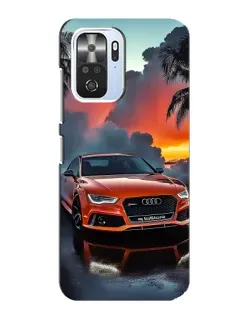 Чехол для Xiaomi POCO F3 с картинкой «Audi — закат» Чехол для Xiaomi POCO F3 с картинкой «Audi — закат»