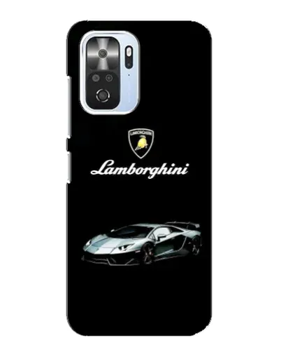 Чехол для Xiaomi POCO F3 с картинкой «Логотип Lamborghini классика»