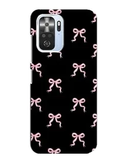 Чехол для Xiaomi POCO F3 с картинкой «Бант-цветок»