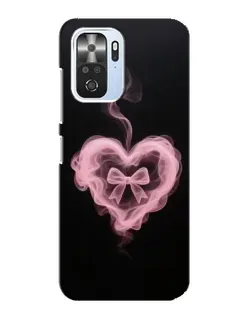 Чехол для Xiaomi POCO F3 с картинкой «Дымчатое сердце»