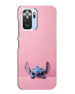 Чехол для Xiaomi POCO F3 с картинкой «Stitch выглядывает» Чехол для Xiaomi POCO F3 с картинкой «Stitch выглядывает»