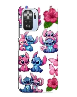 Чехол для Xiaomi POCO F3 с картинкой «Стикеры Stitch и Angel» Чехол для Xiaomi POCO F3 с картинкой «Стикеры Stitch и Angel»