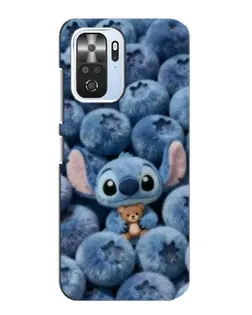 Чехол для Xiaomi POCO F3 с картинкой «Стич и голубика» Чехол для Xiaomi POCO F3 с картинкой «Стич и голубика»