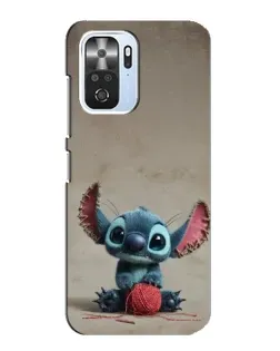 Чехол для Xiaomi POCO F3 с картинкой «Стич на коричневом фоне» Чехол для Xiaomi POCO F3 с картинкой «Стич на коричневом фоне»