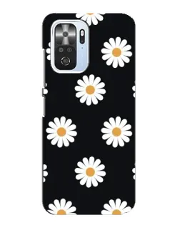 Чехол для Xiaomi POCO F3 с картинкой «Ромашки на черном» Чехол для Xiaomi POCO F3 с картинкой «Ромашки на черном»
