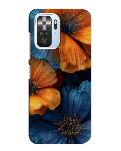 Чехол для Xiaomi POCO F3 с картинкой «Яркая сине-оранжевая флора» Чехол для Xiaomi POCO F3 с картинкой «Яркая сине-оранжевая флора»