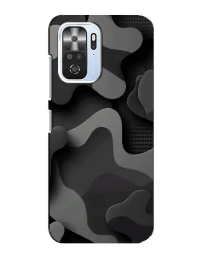 Чехол для Xiaomi POCO F3 с картинкой «Темный абстрактный камуфляж»