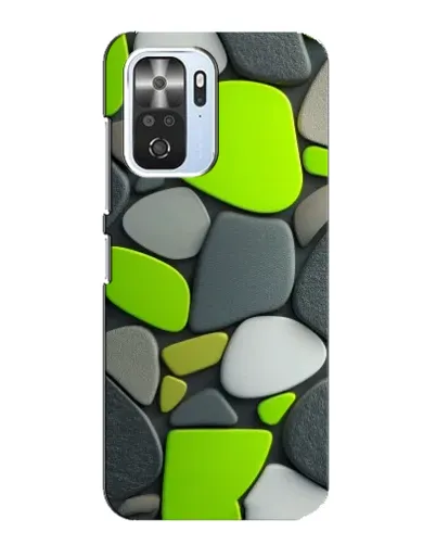 Чехол для Xiaomi POCO F3 с картинкой «Яркая неоновая галька»