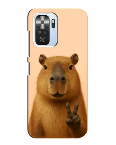 Чехол для Xiaomi POCO F3 с картинкой «Капибара виктория» Чехол для Xiaomi POCO F3 с картинкой «Капибара виктория»