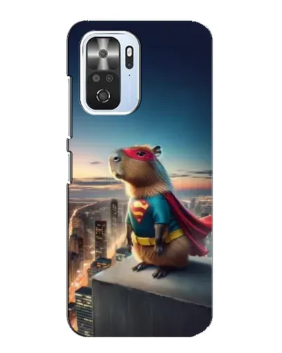Чехол для Xiaomi POCO F3 с картинкой «Капи-мен супергерой» Чехол для Xiaomi POCO F3 с картинкой «Капи-мен супергерой»