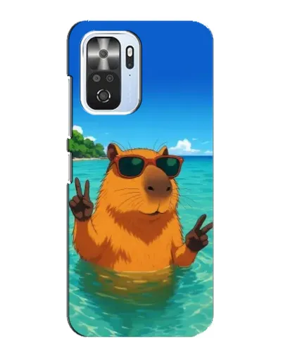 Чехол для Xiaomi POCO F3 с картинкой «Морская капибара» Чехол для Xiaomi POCO F3 с картинкой «Морская капибара»