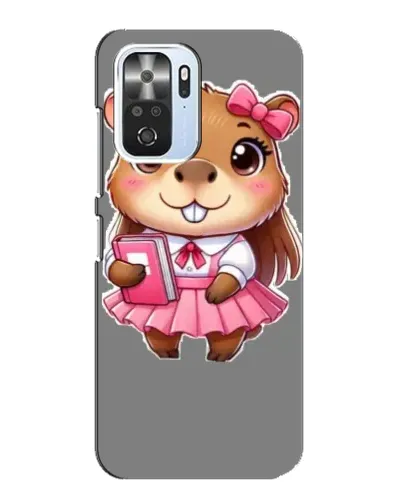 Чехол для Xiaomi POCO F3 с картинкой «Девочка капибара» Чехол для Xiaomi POCO F3 с картинкой «Девочка капибара»