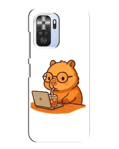 Чехол для Xiaomi POCO F3 с картинкой «Капибара с ноутбуком» Чехол для Xiaomi POCO F3 с картинкой «Капибара с ноутбуком»