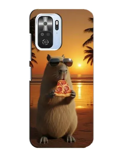 Чехол для Xiaomi POCO F3 с картинкой «Капибара с пиццей» Чехол для Xiaomi POCO F3 с картинкой «Капибара с пиццей»