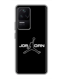 Чехол для Xiaomi POCO F4 (5G) с картинкой «Nike Pink Swirl»