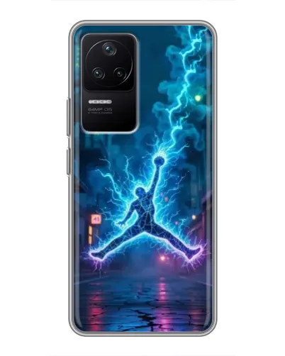 Чехол для Xiaomi POCO F4 (5G) с картинкой «Jordan Gold Jumpman» Чехол для Xiaomi POCO F4 (5G) с картинкой «Jordan Gold Jumpman»