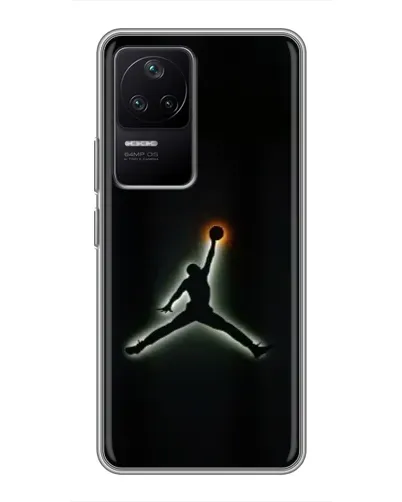 Чехол для Xiaomi POCO F4 (5G) с картинкой «Jordan Gradient Logo» Чехол для Xiaomi POCO F4 (5G) с картинкой «Jordan Gradient Logo»