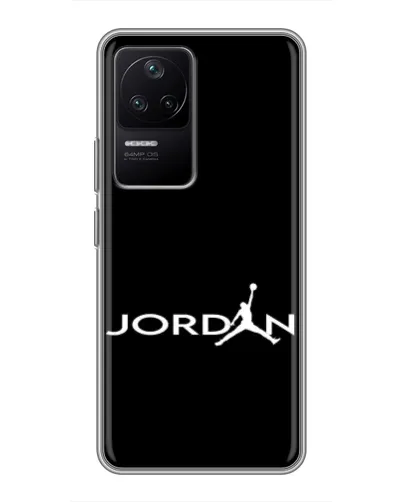Чехол для Xiaomi POCO F4 (5G) с картинкой «Jordan White Logo» Чехол для Xiaomi POCO F4 (5G) с картинкой «Jordan White Logo»