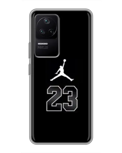 Чехол для Xiaomi POCO F4 (5G) с картинкой «Jordan Flight 23» Чехол для Xiaomi POCO F4 (5G) с картинкой «Jordan Flight 23»