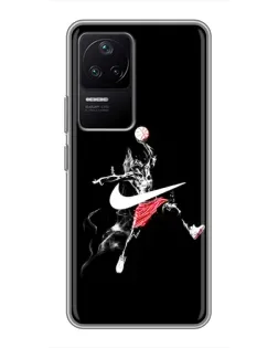 Чехол для Xiaomi POCO F4 (5G) с картинкой «Jordan Jumpman»