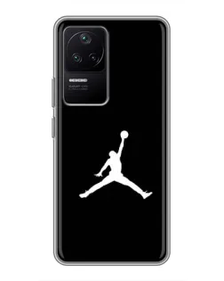 Чехол для Xiaomi POCO F4 (5G) с картинкой «Jordan Silhouette»