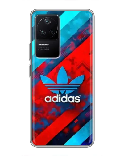 Чехол для Xiaomi POCO F4 (5G) с картинкой «Абстракция Adidas»