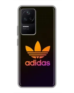 Чехол для Xiaomi POCO F4 (5G) с картинкой «Градиент Adidas»