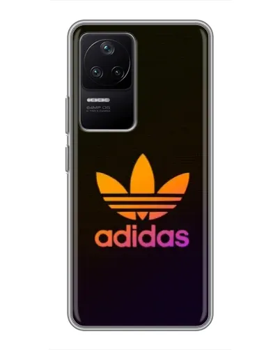 Чехол для Xiaomi POCO F4 (5G) с картинкой «Градиент Adidas»