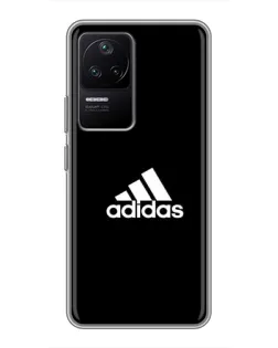 Чехол для Xiaomi POCO F4 (5G) с картинкой «Черная классика Adidas»