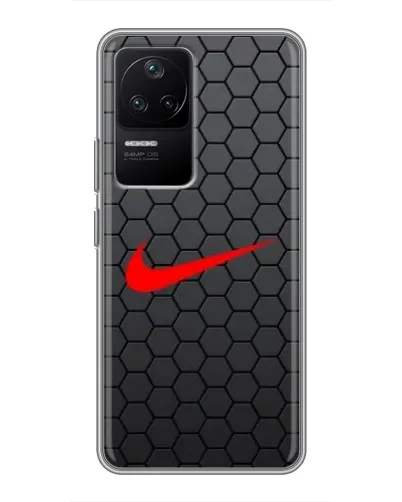 Чехол для Xiaomi POCO F4 (5G) с картинкой «Nike — карбоновая сетка» Чехол для Xiaomi POCO F4 (5G) с картинкой «Nike — карбоновая сетка»