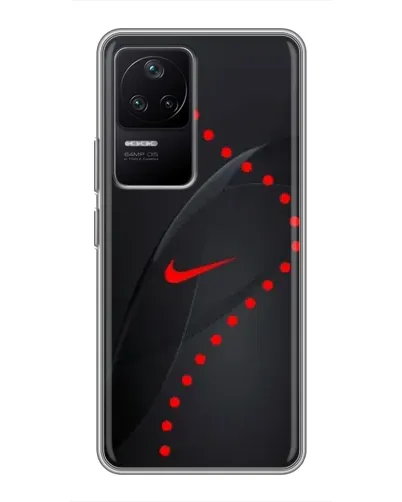 Чехол для Xiaomi POCO F4 (5G) с картинкой «Абстрактный дизайн Nike» Чехол для Xiaomi POCO F4 (5G) с картинкой «Абстрактный дизайн Nike»