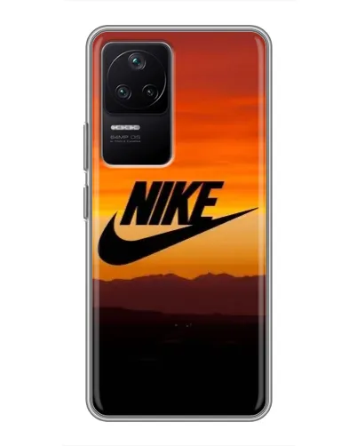 Чехол для Xiaomi POCO F4 (5G) с картинкой «Nike — вечерний горизонт» Чехол для Xiaomi POCO F4 (5G) с картинкой «Nike — вечерний горизонт»