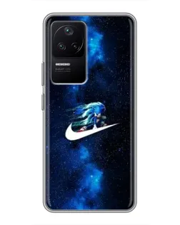 Чехол для Xiaomi POCO F4 (5G) с картинкой «Звездный путь Nike»