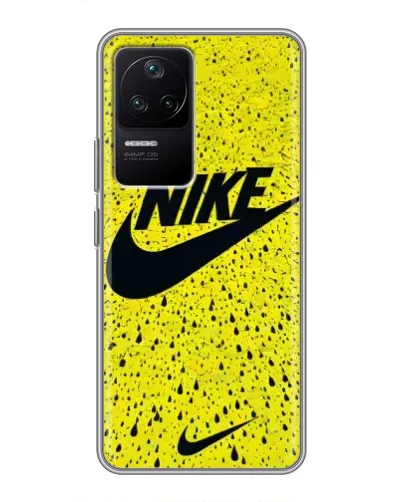 Чехол для Xiaomi POCO F4 (5G) с картинкой «Желтый текстурный Nike» Чехол для Xiaomi POCO F4 (5G) с картинкой «Желтый текстурный Nike»