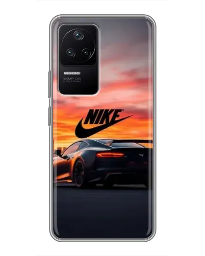 Чехол для Xiaomi POCO F4 (5G) с картинкой «Nike и суперкар» Чехол для Xiaomi POCO F4 (5G) с картинкой «Nike и суперкар»