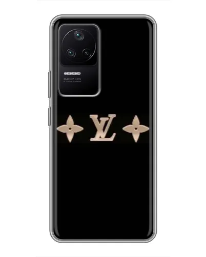 Чехол для Xiaomi POCO F4 (5G) с картинкой «Louis Vuitton — минимализм»