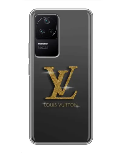 Чехол для Xiaomi POCO F4 (5G) с картинкой «Градиент Louis Vuitton»
