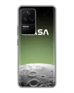 Чехол для Xiaomi POCO F4 (5G) с картинкой «NASA — лунный градиент»