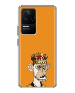 Чехол для Xiaomi POCO F4 (5G) с картинкой «Золотая обезьяна Bored Ape»