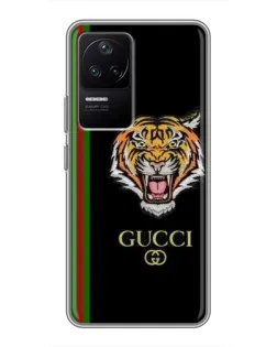 Чехол для Xiaomi POCO F4 (5G) с картинкой «Тигр Gucci»