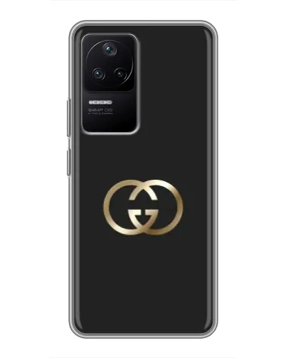 Чехол для Xiaomi POCO F4 (5G) с картинкой «Минимализм Gucci»