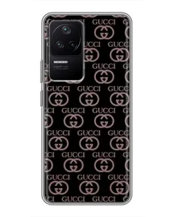 Чехол для Xiaomi POCO F4 (5G) с картинкой «Классическая монограмма Gucci»