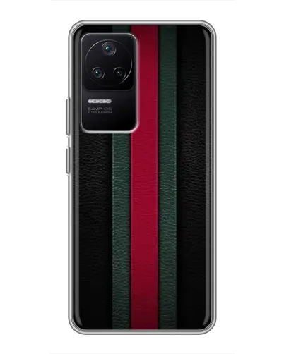 Чехол для Xiaomi POCO F4 (5G) с картинкой «Gucci — неоновая линия»