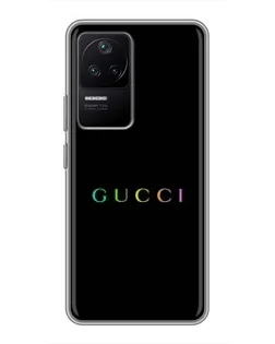 Чохол для Xiaomi POCO F4 (5G) з картинкою «Gucci — неоновий мінімалізм»